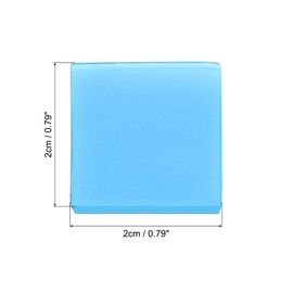 PATIKIL 2 x 2cm Diamond Painted Glue Clay, 50 Pack Glue Clay Wax Tool Set for Diamond Painted, DIY Craft, Blue