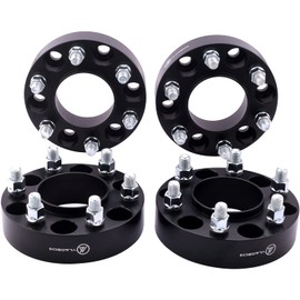 VLAOSCHI Black Forged 6x5.5 Hubcentric Wheel Spacers 1.5 Inch with 14x1.5 Studs Compatible with Toyota-Lexus 6 Lug for 2022+ Tundra | 2022+ LX600 | 2024+ GX550 - Pack of 4