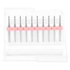 sourcing map 10pcs PCB Drill Bit Set 1/8" Shank 1.3mm