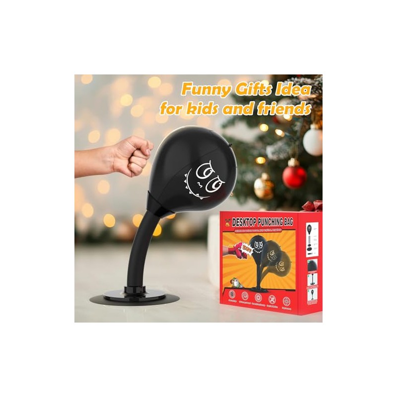 SVANE Strong Suction Desktop Punching Bag - Stress Relief Boxing