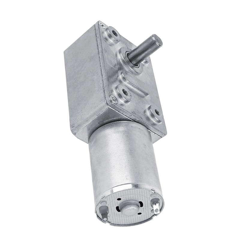Reversible High Torque Worm Geared Motor DC 12V Reduction Motor(5RPM)