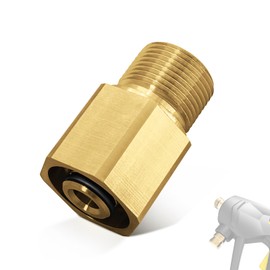 Adapter für Kärcher Easy!Lock TR22 auf M22 x 1,5 AG - Hochdruckreiniger Adapter aus Messing, Adapter Alt auf Neu für Kärcher HD HDS ProHD, Hochdruck Zubehör für Reinigung, Einfache Installation
