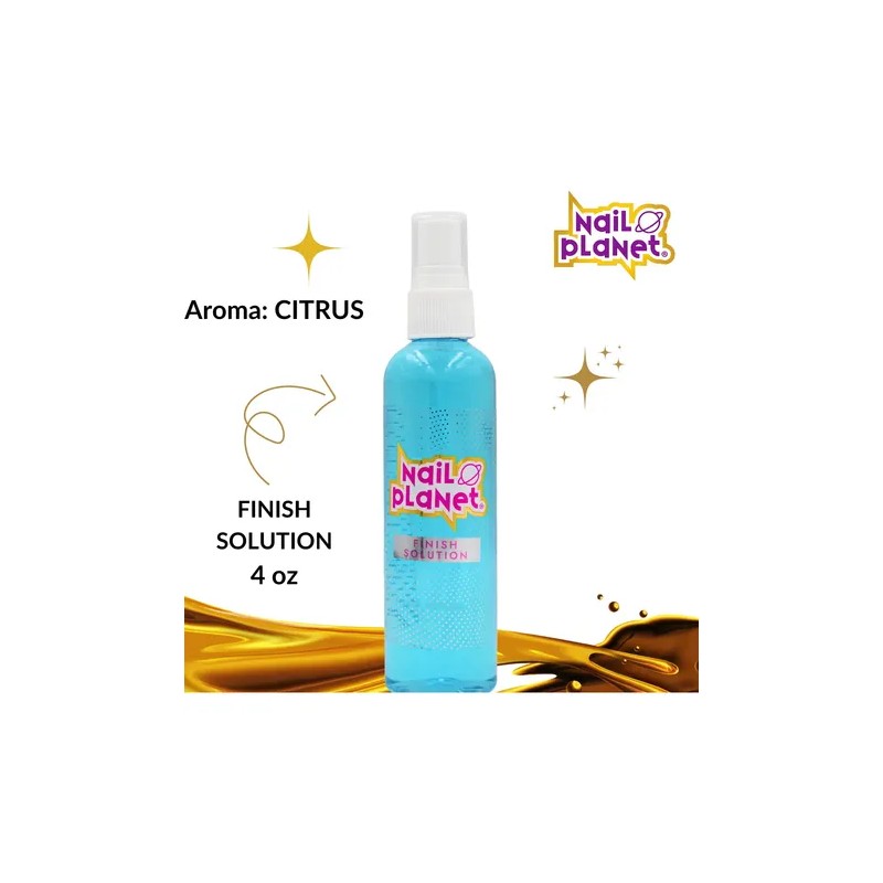 Finish Limpiador 4oz Para Uñas, Elige Aroma. Nail Planet