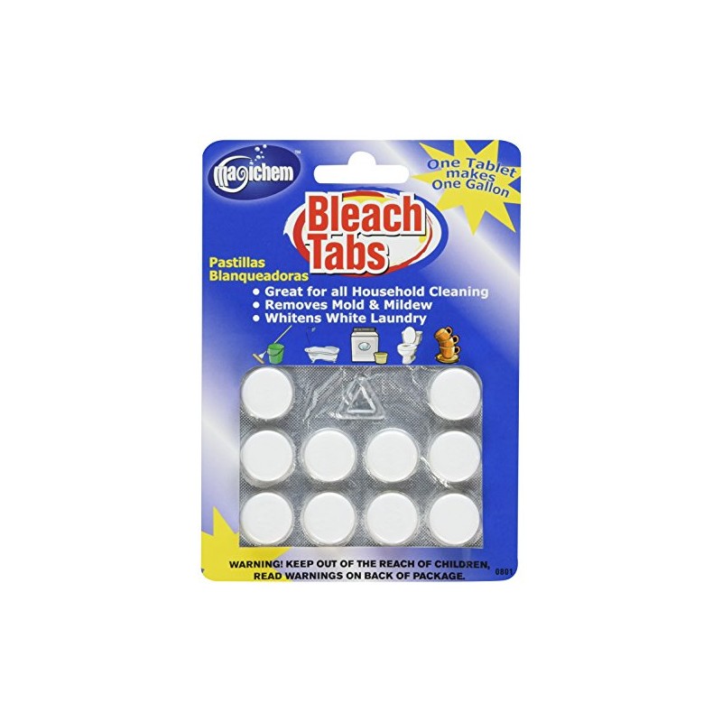 Magichem Bleach Tabs (makes 10 gallons of bleach per card-