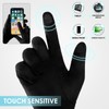 Achiou Women Winter Touchscreen Gloves Soft Comfortable Thermal Elastic Stretch