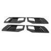 Korlot Carbon Fiber Style Interior Door Handle Bowl Panel Cover