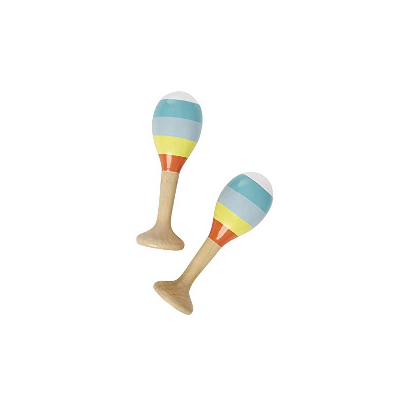 Vertbaudet Percussion Set for Children Made of Wood, Multi-Colour, One