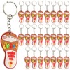 CMINAUS 24 Pcs Christian Keychains Bulk Jesus Walks with Us