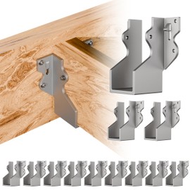 Heavy Duty 2X4 Joist Hanger 14 Gauge LU24 Galvanizing Face Mount Joist Hangers for Hurricane Ties for Rafter, Rafter Brackets for Floor, Trusses, Deck and Ceiling Joists -12 pk