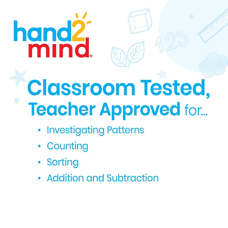 hand2mind Transparent Counters Classroom Kit, Plastic Bingo Chips, Math Bingo