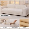 JPGGD Velvet Sofa Covers Washable, Plush Warm Couch Cover for