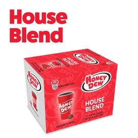 Honey Dew Coffee – House Blend – Single Serve Coffee Pods, Compatible with Keurig Brewers – 12 Pods