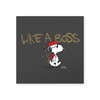 CafePress Peanuts Snoopy Like A Boss Square Sticker 3 X