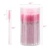 100PCS Disposable Mascara Wands Eyebrow Spoolie Brushes for Lash Extensions