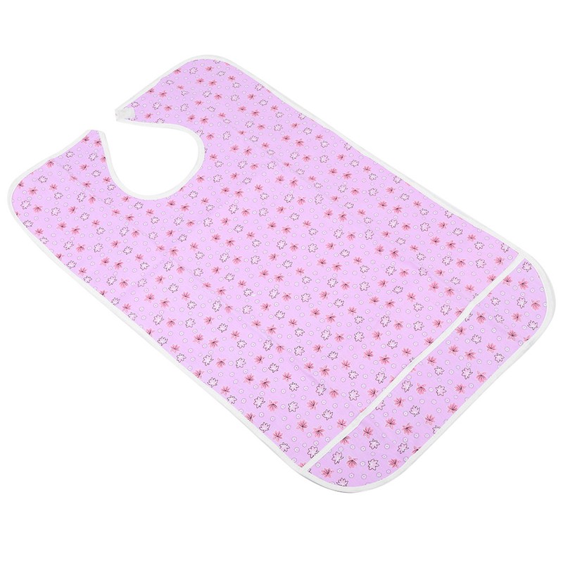 Double Layers Waterproof Saliva Towel Aprons Eating Bib Dining Aid