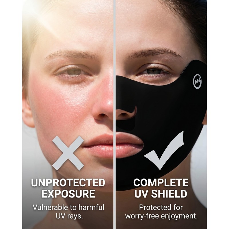 UEAVOID Sun Protection Mask, Pack of 2, UPF50+ UV Protection