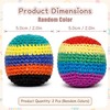 GETFACAI 2 PCS Footbag, Juggling Balls Set, Outdoor Games, Portable