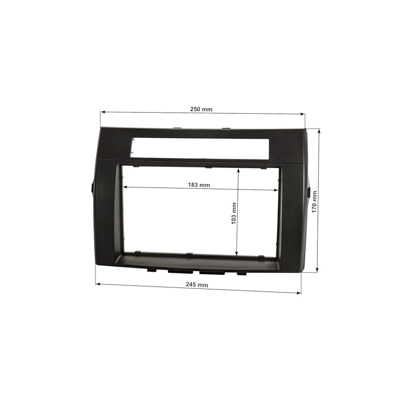 tomzz Audio 2455-052 Double DIN Radio Faceplate Compatible with Toyota