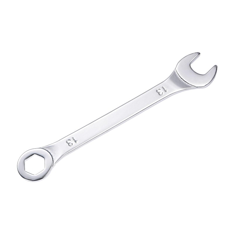 sourcing map Thin Ring Spanner with Offset 6-Point End and