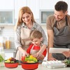 Collapsible Colander, Set of 2 Pcs Collapsible Strainer, Space-Saving Kitchen,