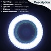 Tiamu 144 LED Industrial Microscope Camera Ring Light, Stereo Microscope