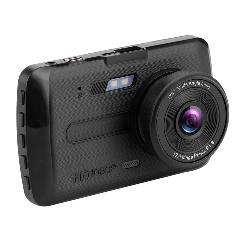 3.5in LCD 1080P Driving Recorder Dual Camera 170° Wide Angle