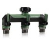 Zaakwang Full Flow Heavy Duty 3-Way Hose Splitter, Rugged Garden