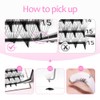 Lunamoon Prefabricated Fan Eyelashes, 14D Ready Fan Eyelashes, 800 Fans