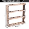 DoubleFill Wood Shot Glass Display Case Shot Glasses Holder Wall
