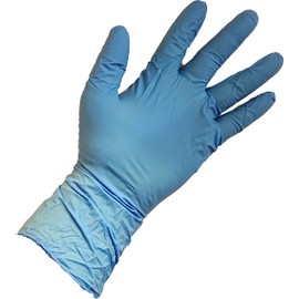 Nitrex - Nitrile long Blue Powder Free Disposable Gloves - 100 pack (Large)