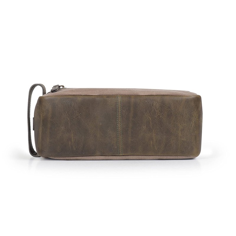 Londo Genuine Leather Travel Toiletry, Makeup, Shaving Organizer Bag -