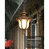 Moddeny Rustic Victorian E26 Exterior Ceiling Pendant Light American Outdoor