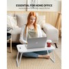 ZEAPTAC Laptop Bed Desk, Foldable Lap Table, Portable Study Table,