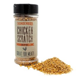 Thunderbird Chicken Scratch | Chicken Rub | Sweet, Lil' Heat and Tangy | Great on Pork and Chicken | 7oz