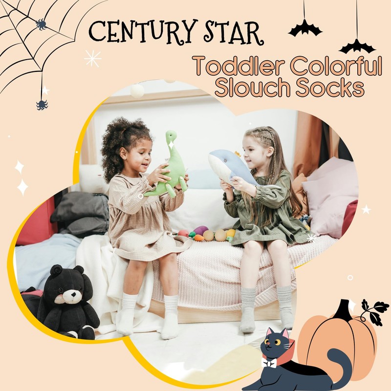 Toddler Socks Girls Slouch Knee High Socks Kids Long Athletic