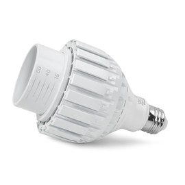 Pispoer LED Plant Growing Light, E26, Lamp Mouth, 24W, Full Spectrum, Beam Angle Adjustment Range 15° to 60°, White 5800K (White)