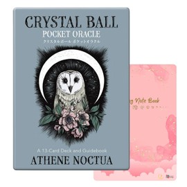 I.I.J Oracle Card Crystal Ball Pocket Oracle Japanese Version Pocket Size Affirmation Divination with Japanese Explanation Book