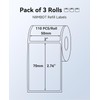3 Rolls Labels for NIIMBOT B1 B21 B3S K3 Label