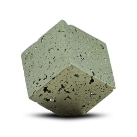 Natural Pyrite Cube from Peru | High-Energy Hand-Polished Crystal for Home & Office Decor, Mineral Collection & Gifts – Stunning Golden Shine (9 to 10 Ounces)