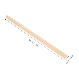 LIFKOME 6pcs Pine Wood Triangle Window Trim Strips Stylish Molding Wood for Decor