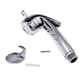 EXFEA Brausekopf ABS Duschkopf 1/2''Taste Handbrause Camping Handdusche Toilette Brause Bootsdusche Chrom