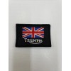 TRIUMPH UNION JACK SEW ON PATCH BONNEVILLE TIGER CUB THUNDERBIRD