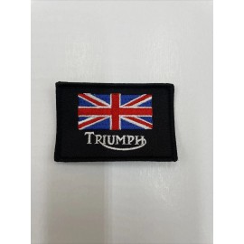 TRIUMPH UNION JACK SEW ON PATCH BONNEVILLE TIGER CUB THUNDERBIRD CAFE RACER 650