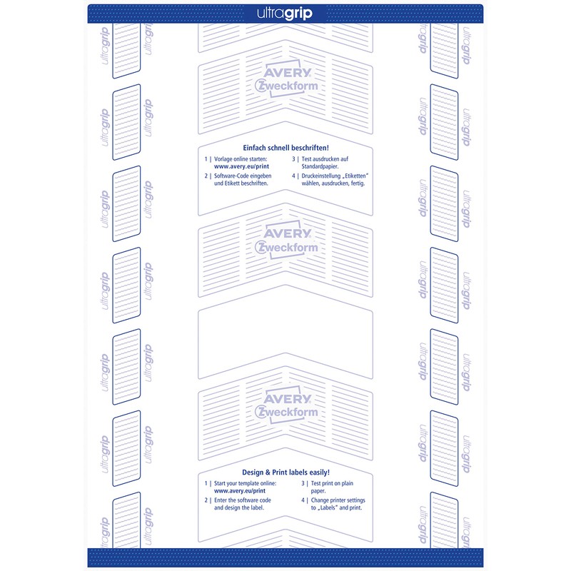 Avery Zweckform 6170 Labels 64 x 36 mm Quick-Peel 25