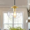 KoKo&Yukina 8 Inch Globe Pendant Lighting for Kitchen Island Mid