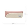 Pencil Case, Two-Tone Pencil Case, Slim, 6 Colors, Dull Pink,