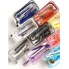 Reimei Fujii KPF902V Clear Pen Pouch, Violet, Set of 2