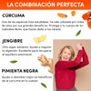 Cúrcuma y Jengibre con Pimienta Negra Para Mejor Absorción LIFEMAX