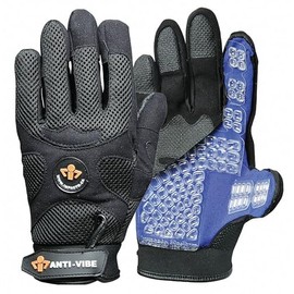 Anti-Vibration Gloves, Full, XL, PR