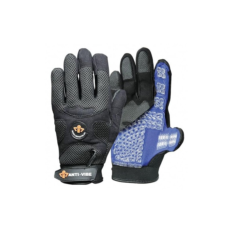 Anti-Vibration Gloves, Full, XL, PR